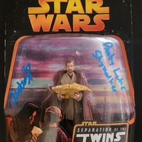 Aidan Barton Autographed Star Wars Separation of Twins Luke Figure