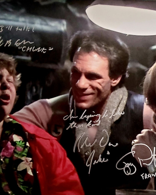 Autographed Goonies Chunk & Fratelli 11x14 Photo 5