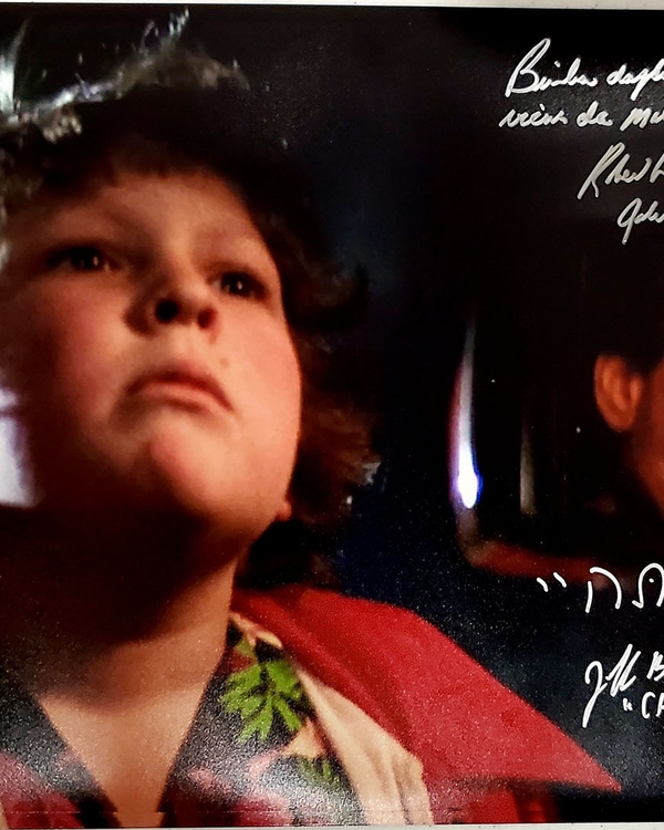 Autographed Goonies Chunk & Fratelli Singing 11x14 Photo 5