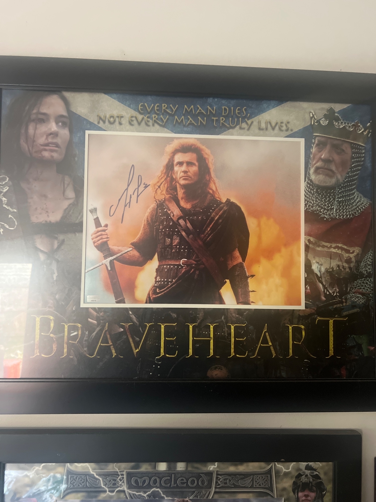 Mel Gibson signed item