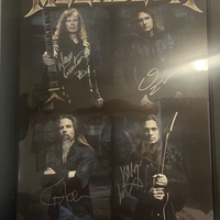 Megadeth signed item