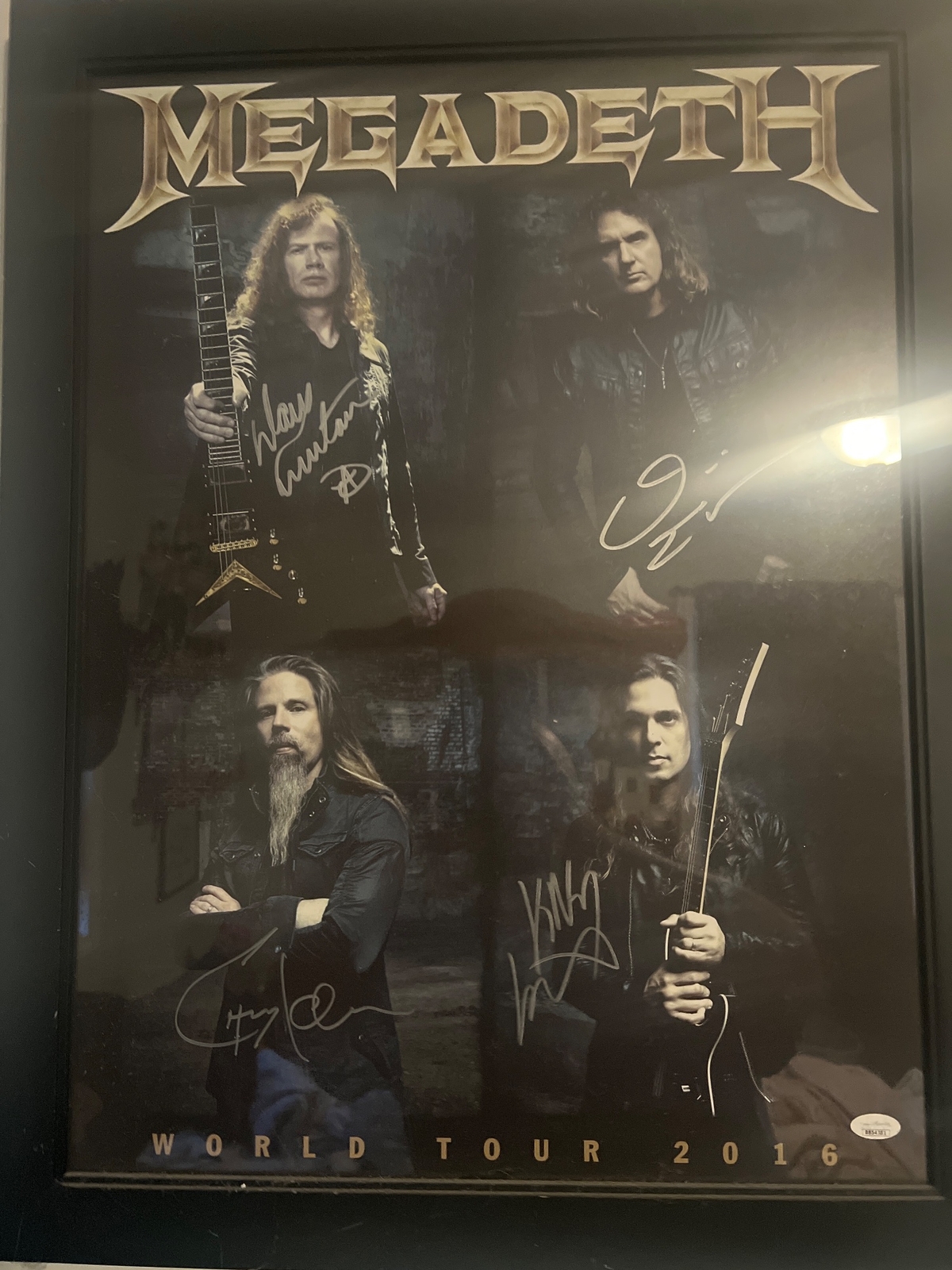 Megadeth signed item