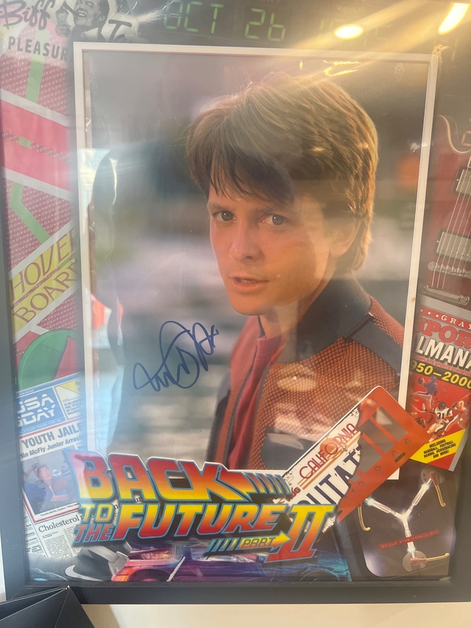 Michael J. Fox signed item
