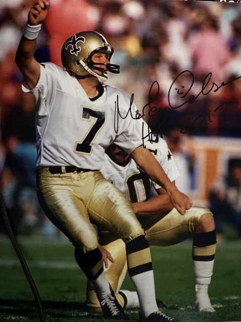 Morten Andersen signed 8x10 photo