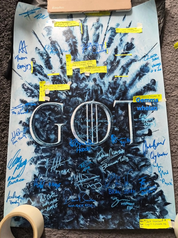 George rr Martin & Massie williams signed item