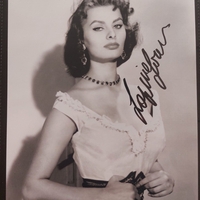 Sophia Loren signed item