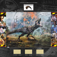 Jurassic park cast signed