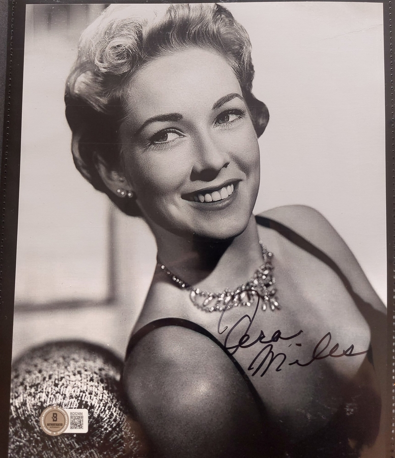 Vera Miles signed item