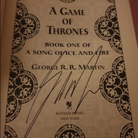 George rr Martin signed item