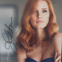 Jessica Chastain signed item
