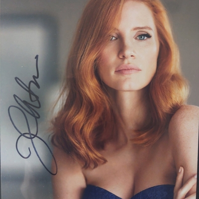 Jessica Chastain signed item