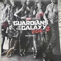 Guardians of the galaxy cast signed