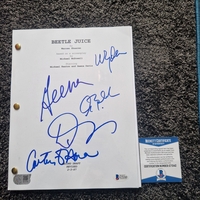 Beetlejuice cast signed