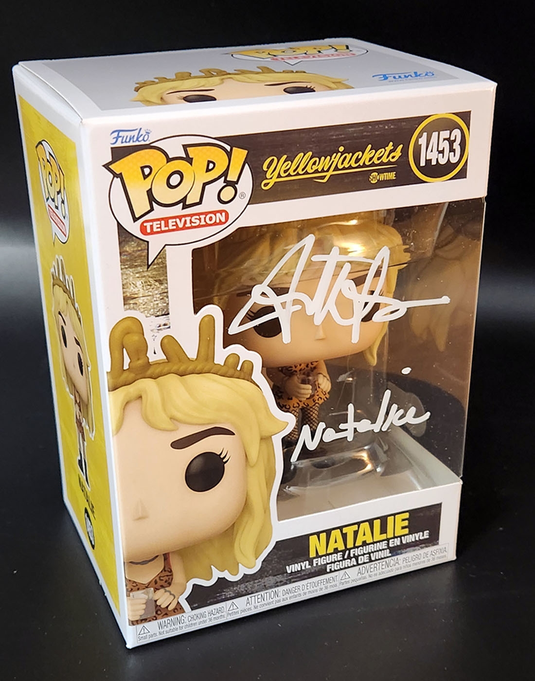 Juliette Lewis Autographed Yellow Jackets Funko Pop
