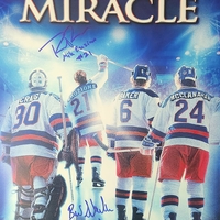 Patrick O'Brien Demsey & Billy Schneider Autographed Disney's Miracle 11x17 Mini Poster 2
