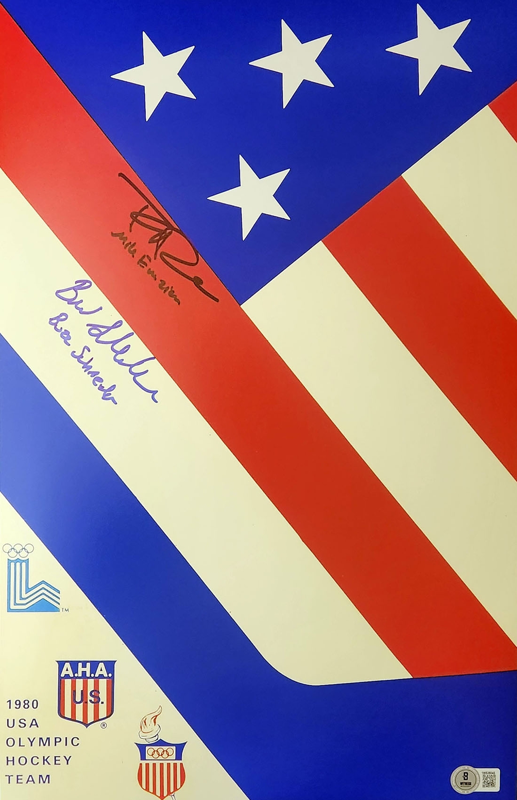 Patrick O'Brien Demsey & Billy Schneider Autographed Disney's Miracle 11x17 Mini Poster 5