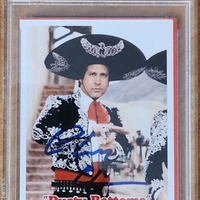 Chevy Chase Autographed 3 Amigos card 2