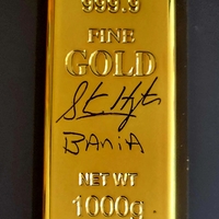 Steve Hytner Autographed Seinfeld Prop Gold Bar