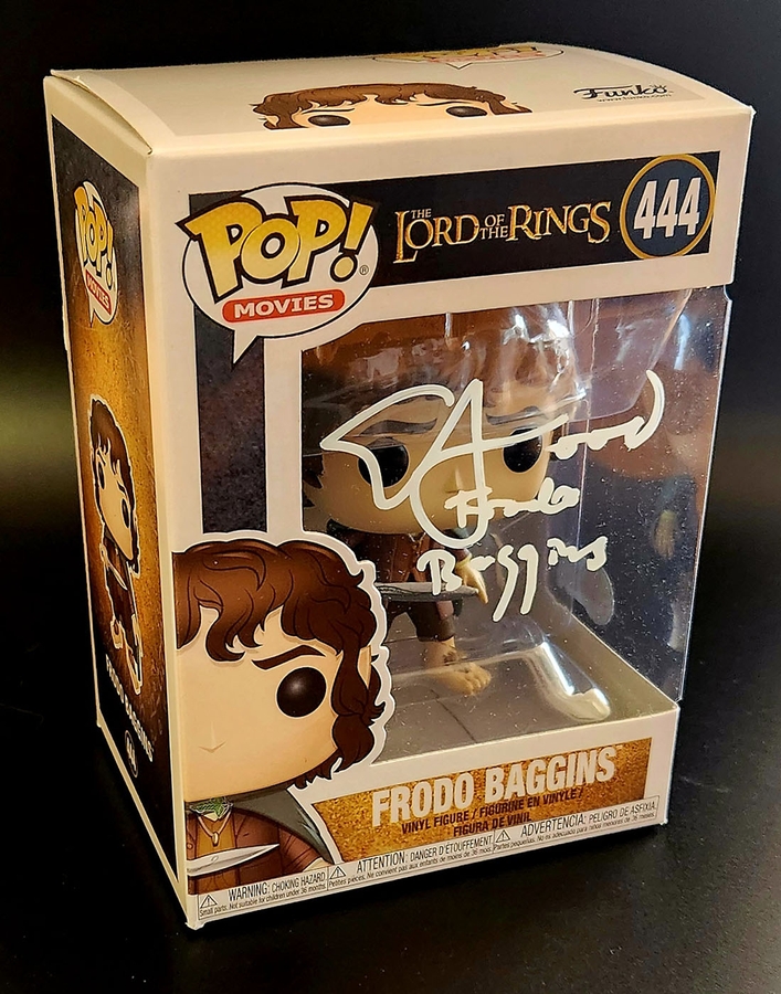 Elijah Wood Autographed Lord Of the Rings 444 Funko Pop