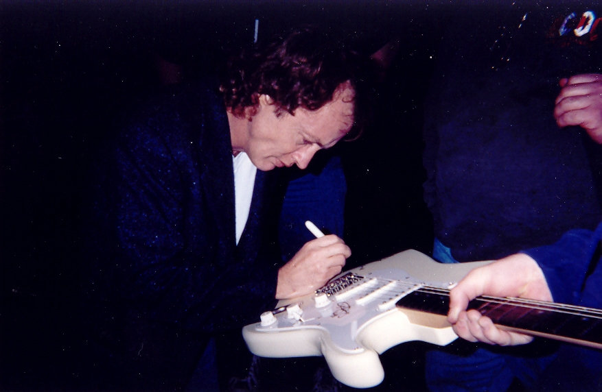 Angus Young with RACC Trusted collector Autograph Pros