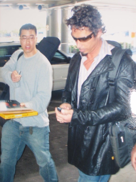 Chris Cornell with RACC Trusted collector Autograph Pros