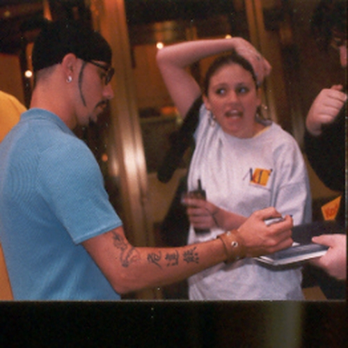 AJ McLean with Autograph Pros
