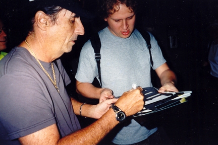Alice Cooper with RACC Trusted collector Autograph Pros