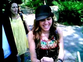 Miley Cyrus with RACC Trusted collector Autograph Pros