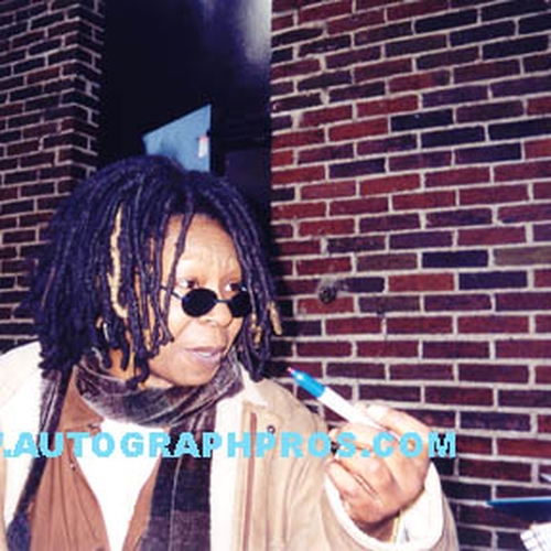 Whoopi Goldberg with Autograph Pros