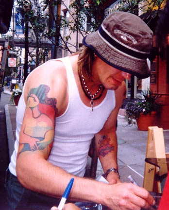 Johnny Rzeznik with RACC Trusted collector Autograph Pros