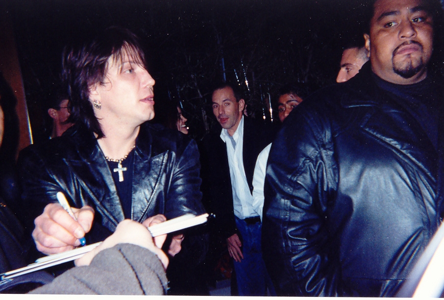 Johnny Rzeznik with RACC Trusted collector Autograph Pros