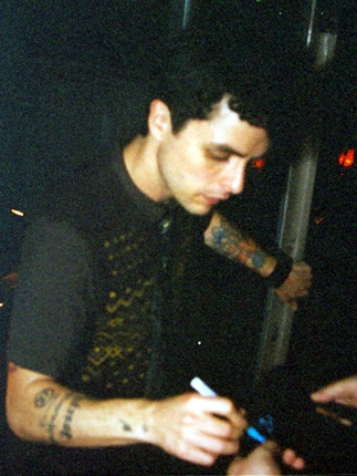 Billie Joe Armstrong with RACC Trusted collector Autograph Pros