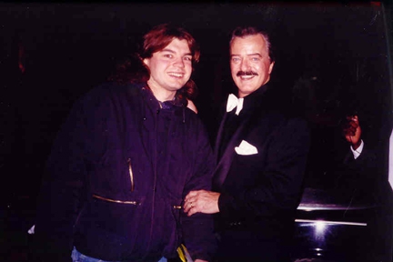 Robert Goulet Photo with RACC Autograph Collector bpautographs Robert Goulet Photo with RACC Autograph Collector bpautographs