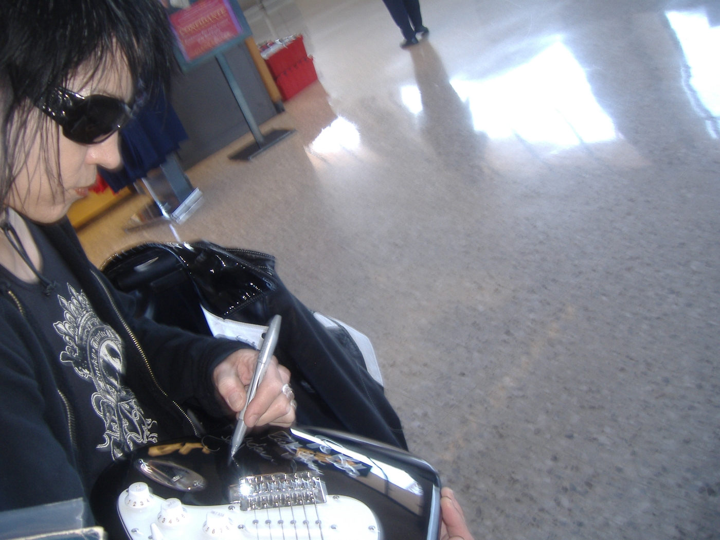 Joan Jett with RACC Trusted collector Autograph Pros