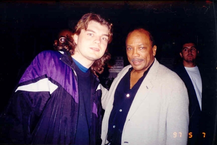 Quincy Jones with RACC Trusted collector bpautographs