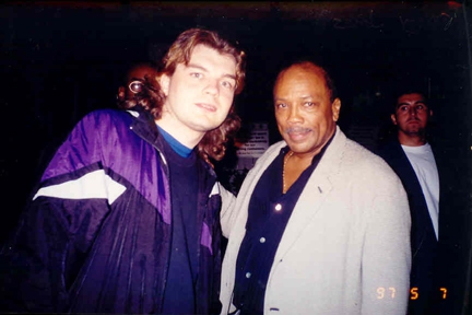 Quincy Jones Photo with RACC Autograph Collector bpautographs