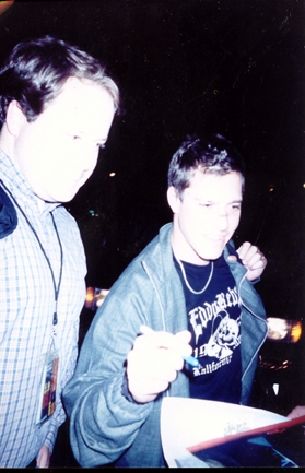 Dave Matthews, Stefan Lessard with RACC Trusted collector Autograph Pros