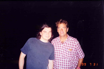 Huey Lewis Photo with RACC Autograph Collector bpautographs Huey Lewis Photo with RACC Autograph Collector bpautographs