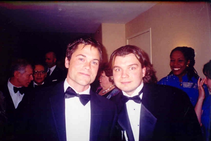 Rob Lowe Photo with RACC Autograph Collector bpautographs Rob Lowe Photo with RACC Autograph Collector bpautographs