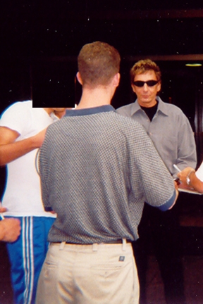 Barry Manilow with RACC Trusted collector Autograph Pros