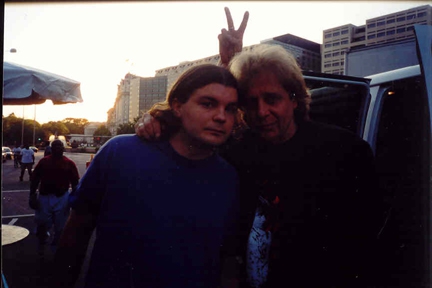 Eddie Money Photo with RACC Autograph Collector bpautographs Eddie Money Photo with RACC Autograph Collector bpautographs