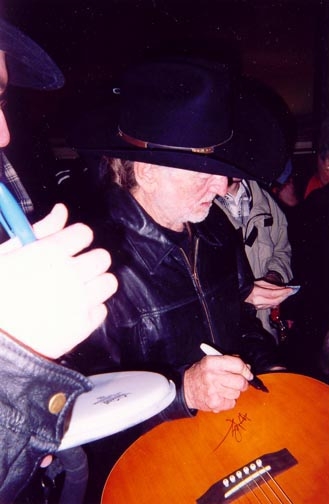 Willie Nelson with RACC Trusted collector Autograph Pros