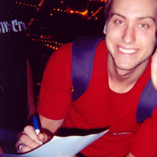 Lance Bass with Autograph Pros