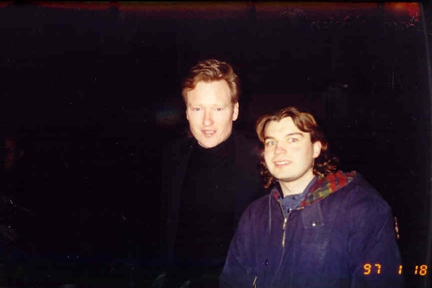 Conan O'Brien Photo with RACC Autograph Collector bpautographs Conan O'Brien Photo with RACC Autograph Collector bpautographs