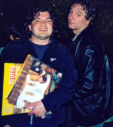 Peter Buck Photo with RACC Autograph Collector bpautographs Peter Buck Photo with RACC Autograph Collector bpautographs