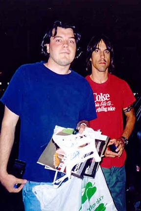 Anthony Kiedis with RACC Trusted collector bpautographs
