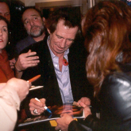 Keith Richards with Autograph Pros
