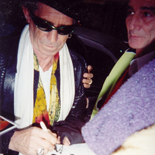 Keith Richards with Autograph Pros