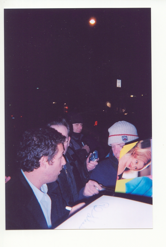 Adam Sandler with RACC Trusted collector Autograph Pros