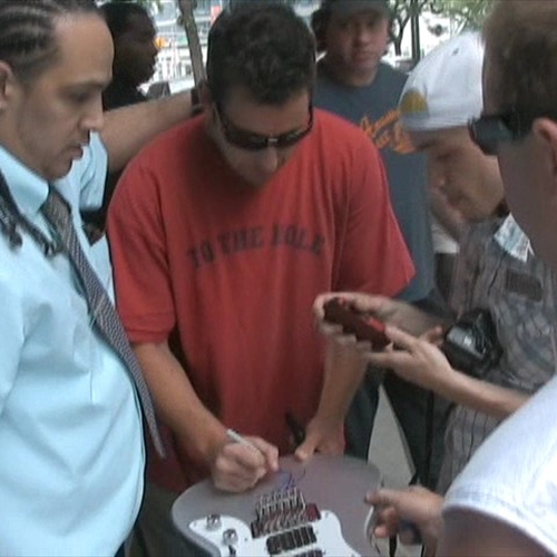 Adam Sandler with Autograph Pros
